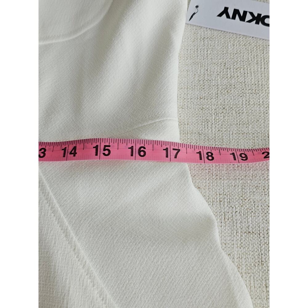 NWT DKNY Ivory Square Bridal Coquette Old Money Midi 12 - Picture 7 of 8
